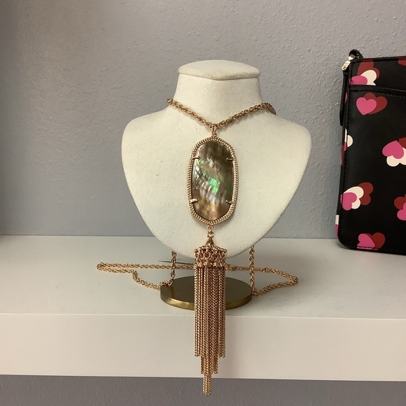 Kendra Scott “Rose Gold Rayne Necklace” - Picture 2 of 4